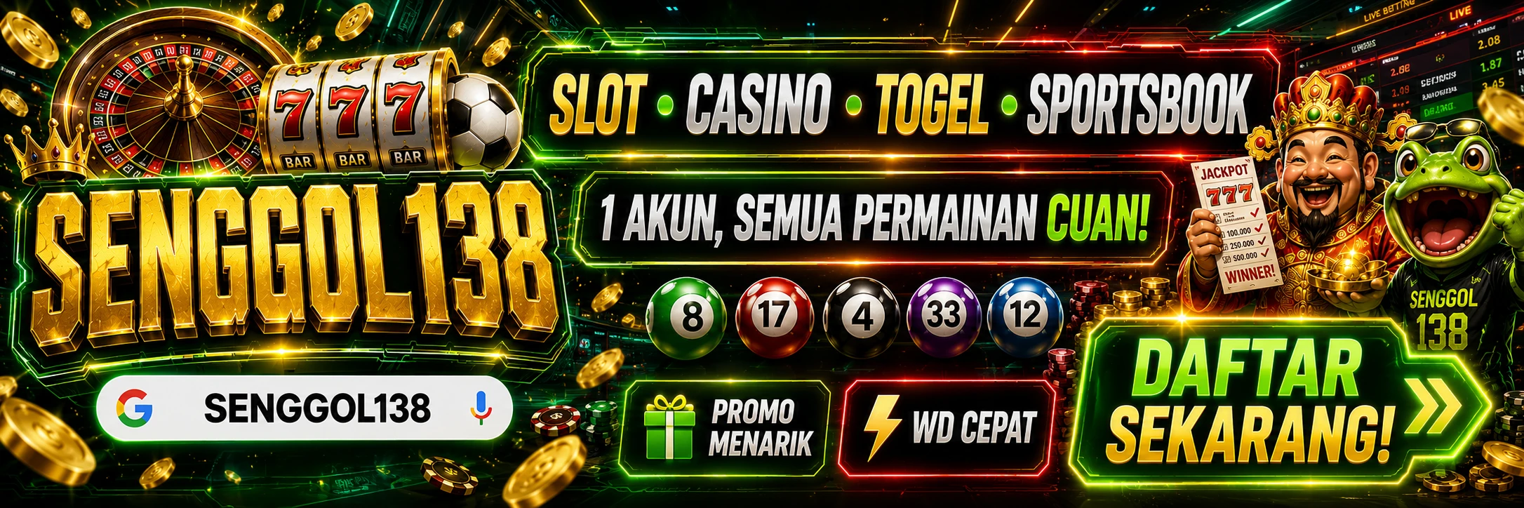 Senggol138 - Slot Casino Togel Sportsbook